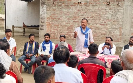 सीतापुर: ग्राम कांतापुरवा, तहसील बिसवां में भीम आर्मी की बैठक सफलतापूर्वक संपन्न हुई।