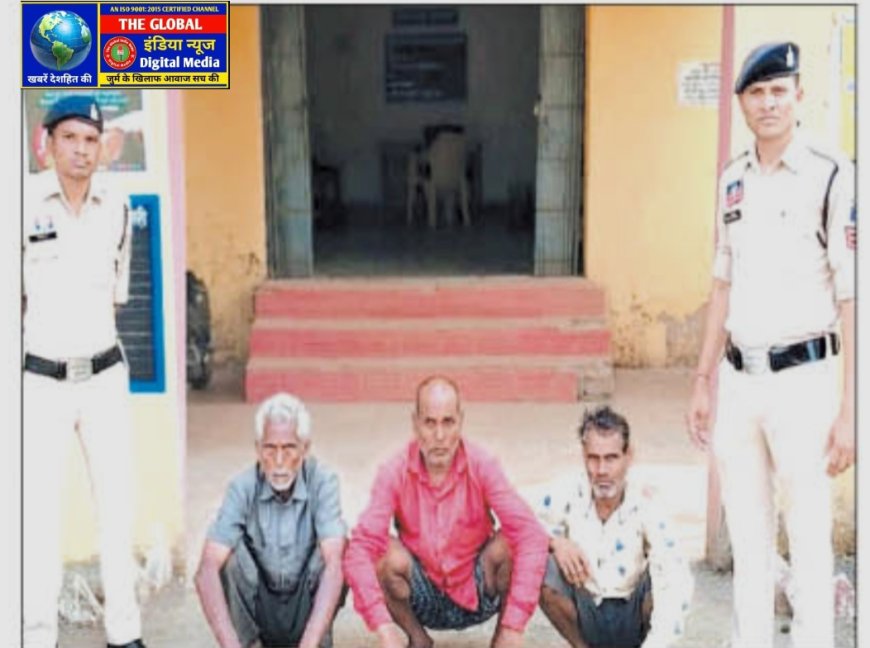 बैलो  की तस्करी करते तीन आरोपी गिरफ्तार।। देखिए पूरी खबर