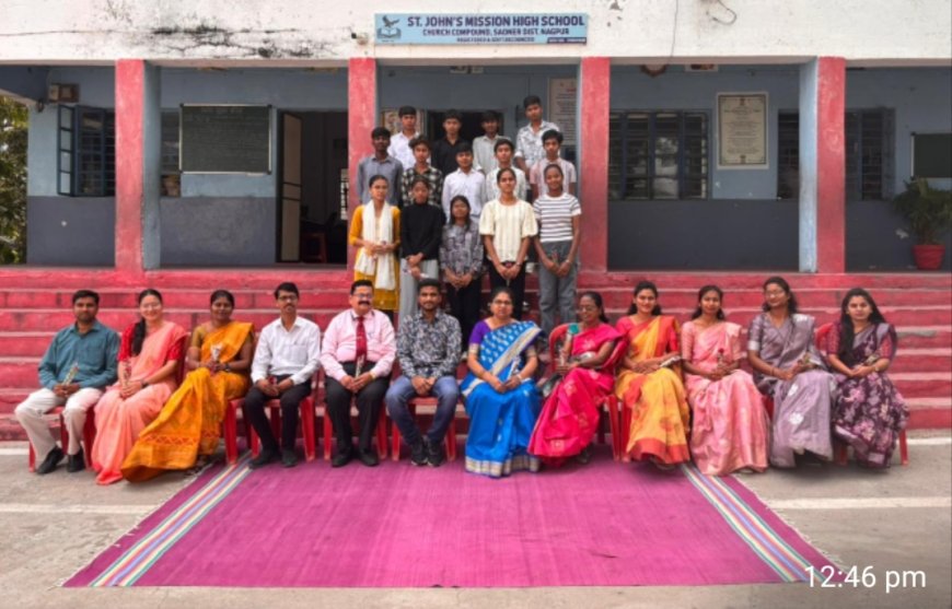 सेंट जॉन मिशन हाई स्कूल, सावनेर का दबदबा 10 वी की परीक्षा मे फिर हासिल किया 100% परिणाम