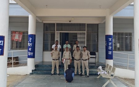 धरमपुर थाना क्षेत्र मे नाबालिग बालिका के अपहरण एवं दुष्कर्म के मामले के आरोपी को पुलिस ने गिरफ्तार कर भेजा गया जेल।*