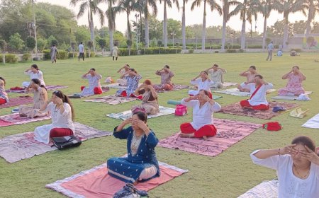 प्रेस विज्ञप्तिः कलमेश्वर तहसील में उत्साहपूर्वक मनाया गया अंतरर्राष्ट्रीय योग दिवस