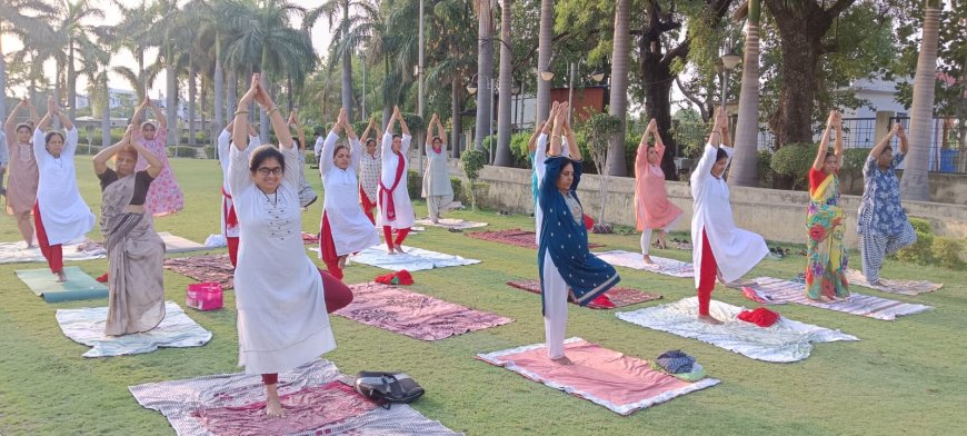 प्रेस विज्ञप्तिः कलमेश्वर तहसील में उत्साहपूर्वक मनाया गया अंतरर्राष्ट्रीय योग दिवस