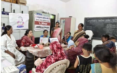 उपकेंद्र वरोडा येथे जागतिक स्तनपान सप्ताह व अवयवदान जनजागृती कार्यक्रम उत्साहात संपन्न