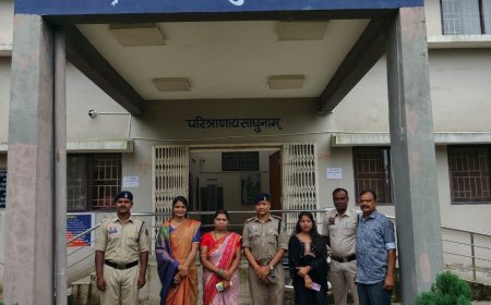 THE GLOBAL INDIA NEWS TODAY | छत्तीसगढ़ पुलिस जवानों की कलाई पर बंधी राखी, बहनों ने जताया सम्मान और अपनापन दिनांक: 28 अगस्त 2026